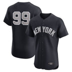 BIPIHUC NY.Yankees #99 Aaron Judge Player Navy  Home Limited Elite Game Stitched Jerseys