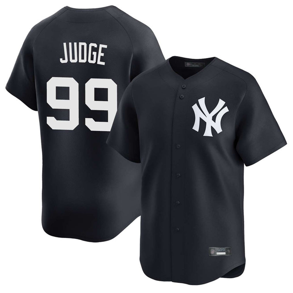 BIPIHUC NY.Yankees #99 Aaron Judge Player Navy Limited Game Stitched Jerseys