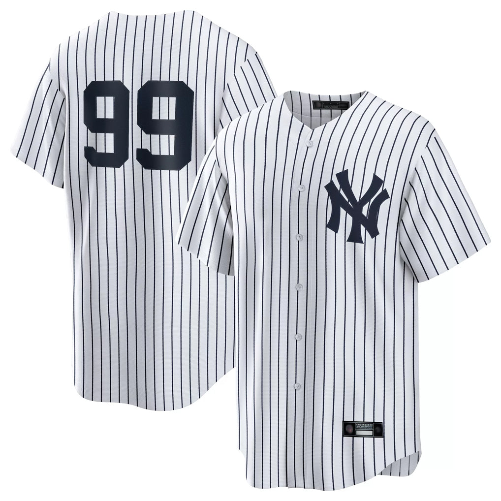 BIPIHUC NY.Yankees #99 Aaron Judge Player White Game Home Stitched Jerseys