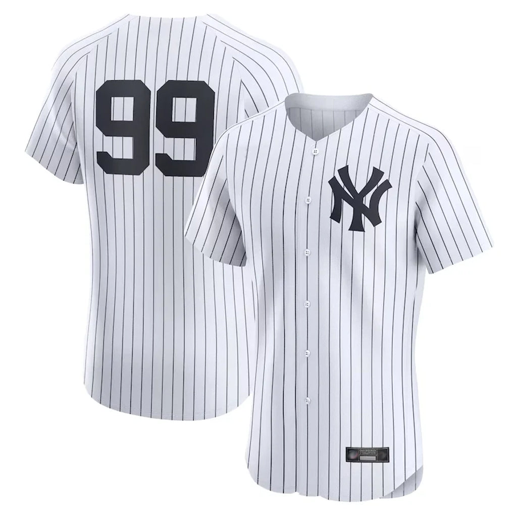 BIPIHUC NY.Yankees #99 Aaron Judge Player White Limited Elite Home Stitched Jerseys