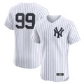 BIPIHUC NY.Yankees #99 Aaron Judge Player White Limited Elite Home Stitched Jerseys