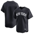 BIPIHUC NY.Yankees Blank Player Navy Limited Stitched Jerseys