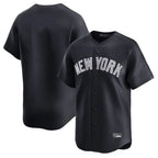 BIPIHUC NY.Yankees Blank Player Navy Limited Stitched Jerseys