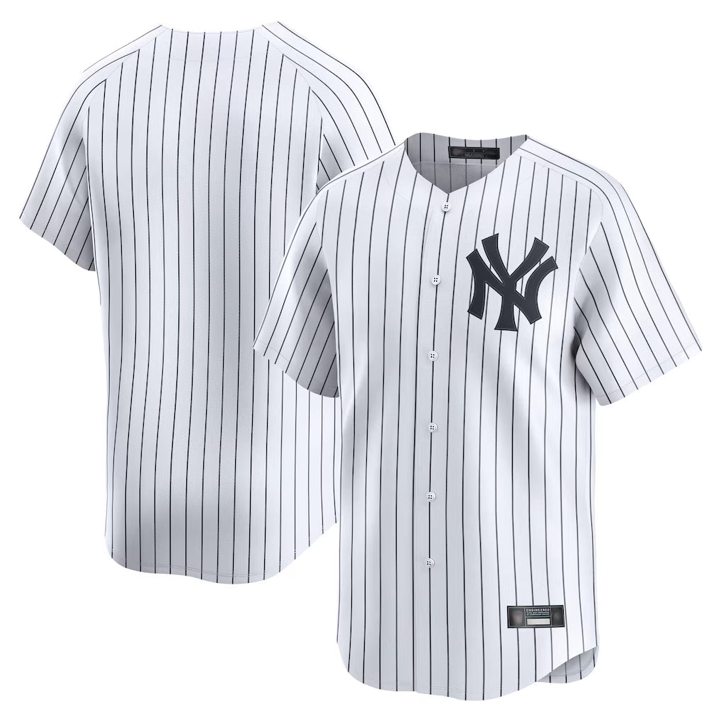 BIPIHUC NY.Yankees Blank Player White Limited Home Stitched Jerseys