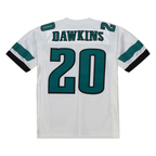 BIPIHUC P.Eagles 1996 #20 Brian Dawkins Mitchell & Ness White Authentic Throwback Retired Player Stitched Puhic Jersey