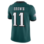 BIPIHUC P.Eagles #11 A.J. Brown Midnight Green Team Vapor F.U.S.E. Stitched Limited Jerseys
