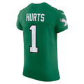 BIPIHUC P.Eagles #1 Jalen Hurts Kelly Green Alternate Vapor F.U.S.E. Elite Stitched Jerseys
