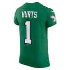 BIPIHUC P.Eagles #1 Jalen Hurts Kelly Green Alternate Vapor F.U.S.E. Elite Stitched Jerseys