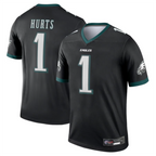 BIPIHUC P.Eagles #1 Jalen Hurts Player Black Legend Stitched Jerseys