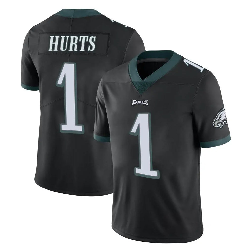 BIPIHUC P.Eagles #1 Jalen Hurts Player Black Limited Vapor Untouchable Home Game Stitched Jerseys