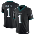 BIPIHUC P.Eagles #1 Jalen Hurts Player Black Vapor F.U.S.E. Limited Stitched Jerseys