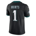 BIPIHUC P.Eagles #1 Jalen Hurts Player Limited Black Vapor F.U.S.E. Stitched Jerseys