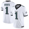 BIPIHUC P.Eagles #1 Jalen Hurts Player White Vapor F.U.S.E. Limited Stitched Jerseys