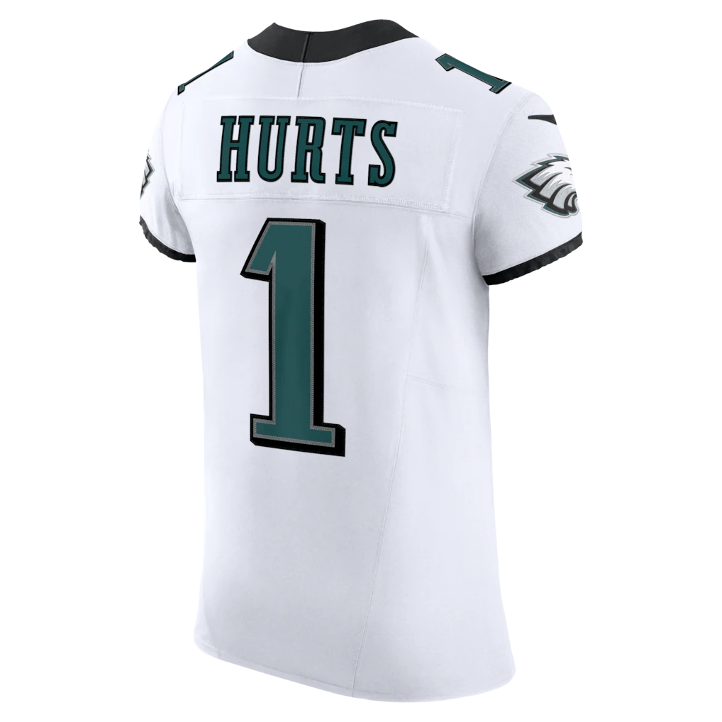 BIPIHUC P.Eagles #1 Jalen Hurts White Vapor F.U.S.E. Elite Stitched Jerseys