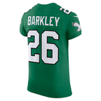 BIPIHUC P.Eagles #26 Saquon Barkley Kelly Green Alternate Vapor F.U.S.E. Elite Stitched Jerseys