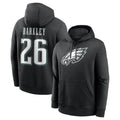 BIPIHUC P.Eagles #26 Saquon Barkley Player Black Pullover Hoodies Home Game Stitched Jerseys
