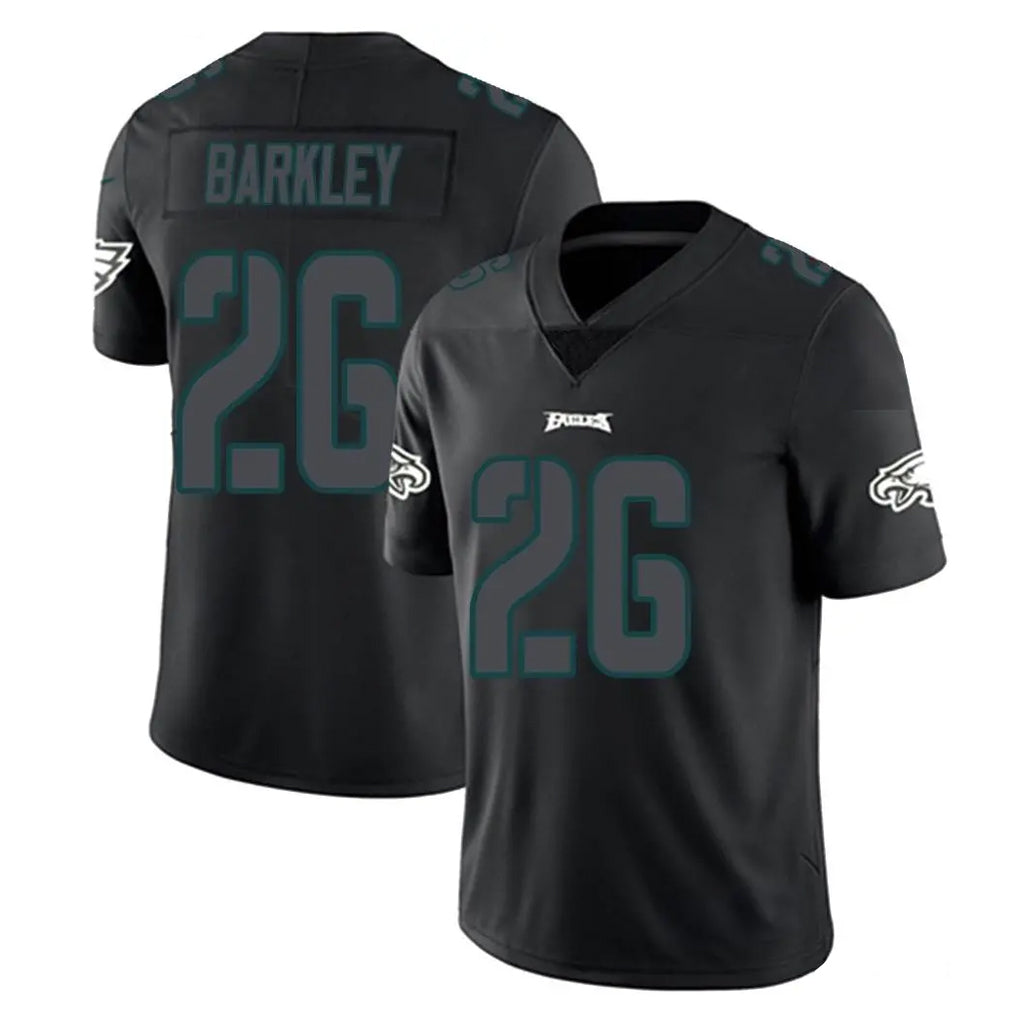 BIPIHUC P.Eagles #26 Saquon Barkley Player Limited Black Impact Home Game Stitched Jerseys