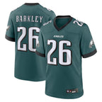 BIPIHUC P.Eagles #26 Saquon Barkley Player Midnight Green Game Stitched Jerseys