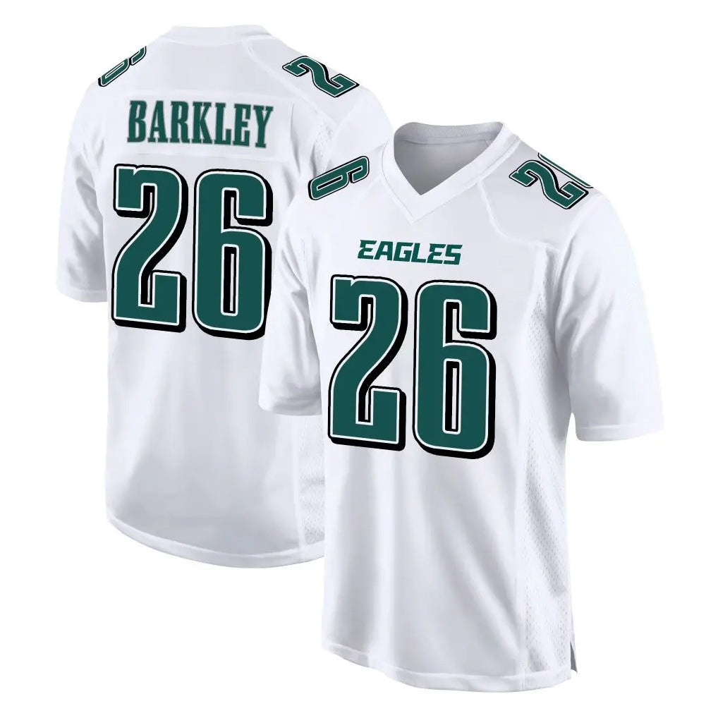 BIPIHUC P.Eagles #26 Saquon Barkley Player White Tundra Fashion Home Game Stitched Jerseys