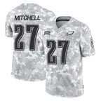 BIPIHUC P.Eagles #27 Quinyon Mitchell Player Arctic Camo Salute to Service Limited Game Stitched Jerseys