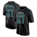 BIPIHUC P.Eagles #27 Quinyon Mitchell Player Carbon Black Fashion Home Game Stitched Jerseys