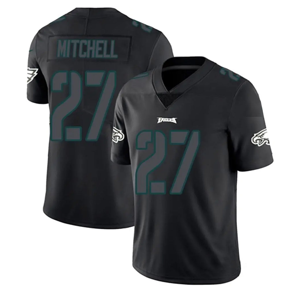 BIPIHUC P.Eagles #27 Quinyon Mitchell Player Limited Black Impact Home Game Stitched Jerseys