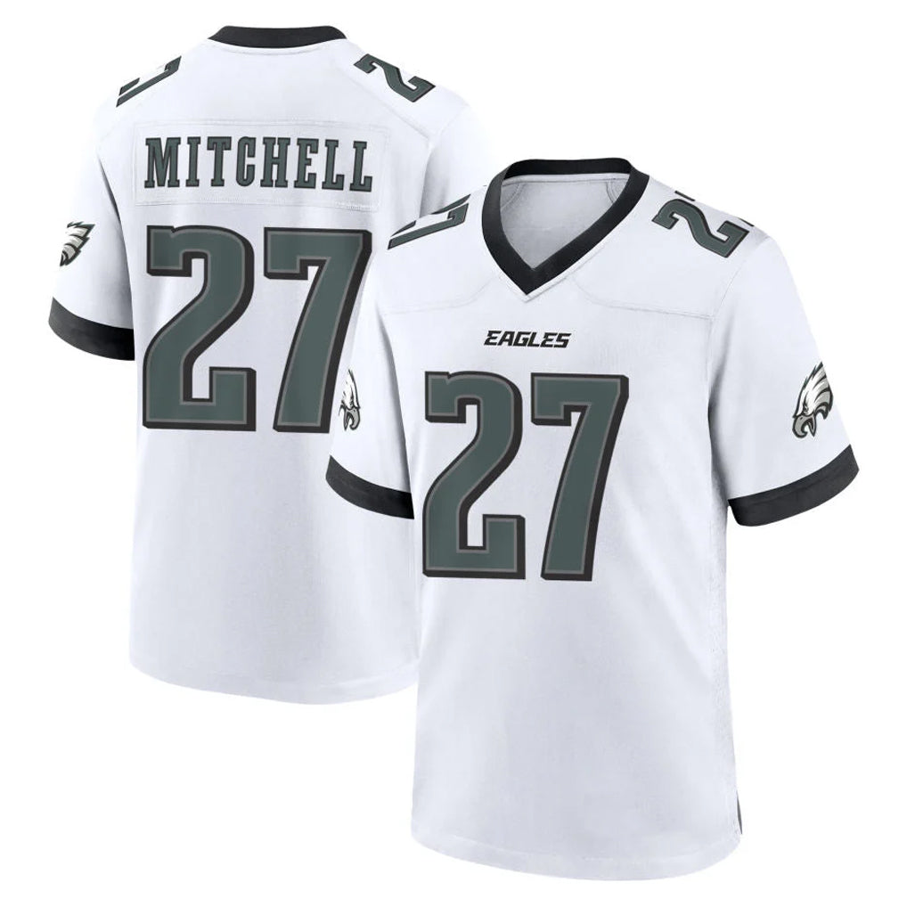 BIPIHUC P.Eagles #27 Quinyon Mitchell Player White Game Home Stitched Jerseys