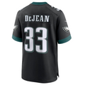 BIPIHUC P.Eagles #33 Cooper DeJean Black 2024 Draft Alternate Player Game Jersey Stitched American Stitched Jersey