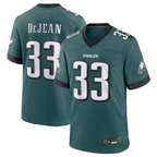 BIPIHUC P.Eagles #33 Cooper DeJean Green 2024 Draft Alternate Player Game Stitched American Stitched Jerseys
