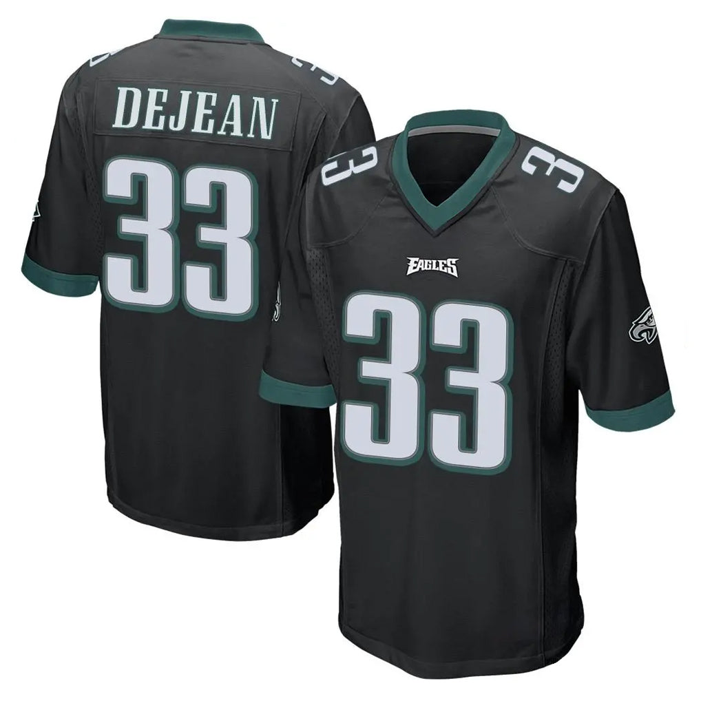 BIPIHUC P.Eagles #33 Cooper DeJean Player Black Home Game Stitched Jerseys