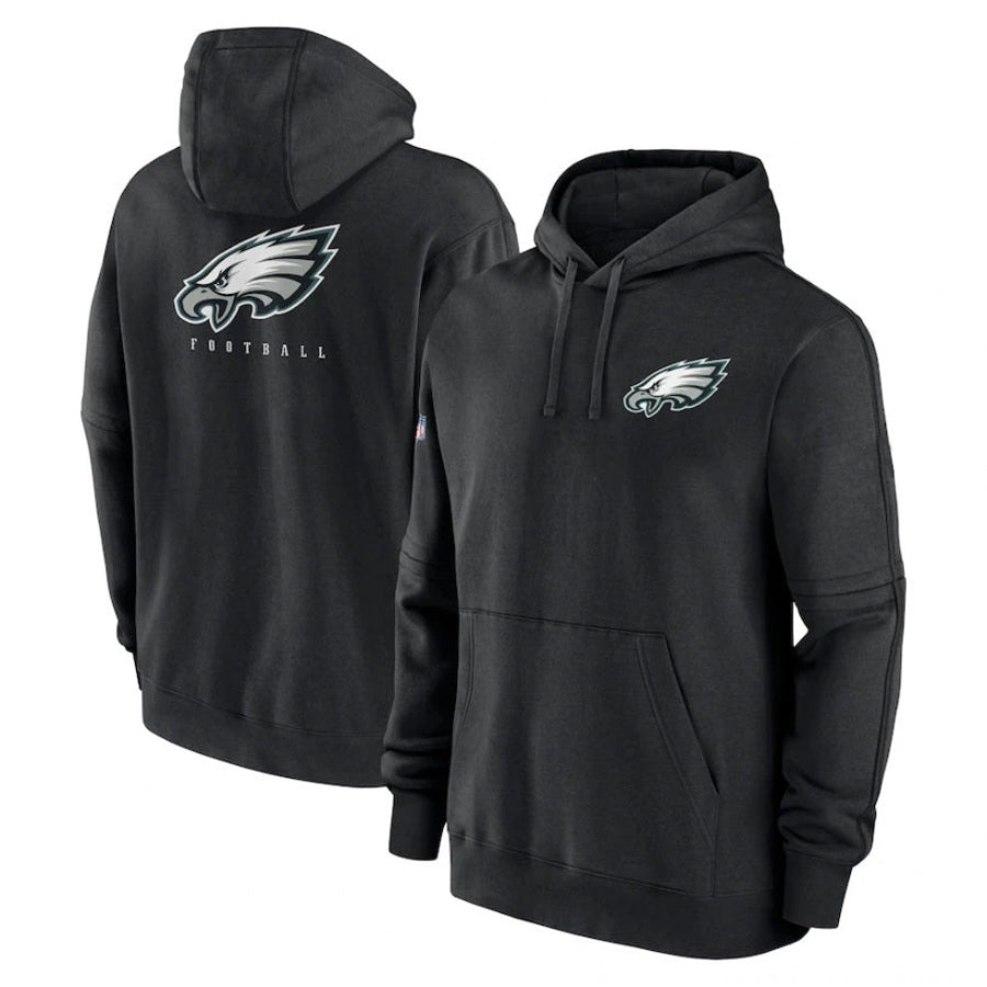 BIPIHUC P.Eagles Black Military Hoodie Game Stitched Jerseys
