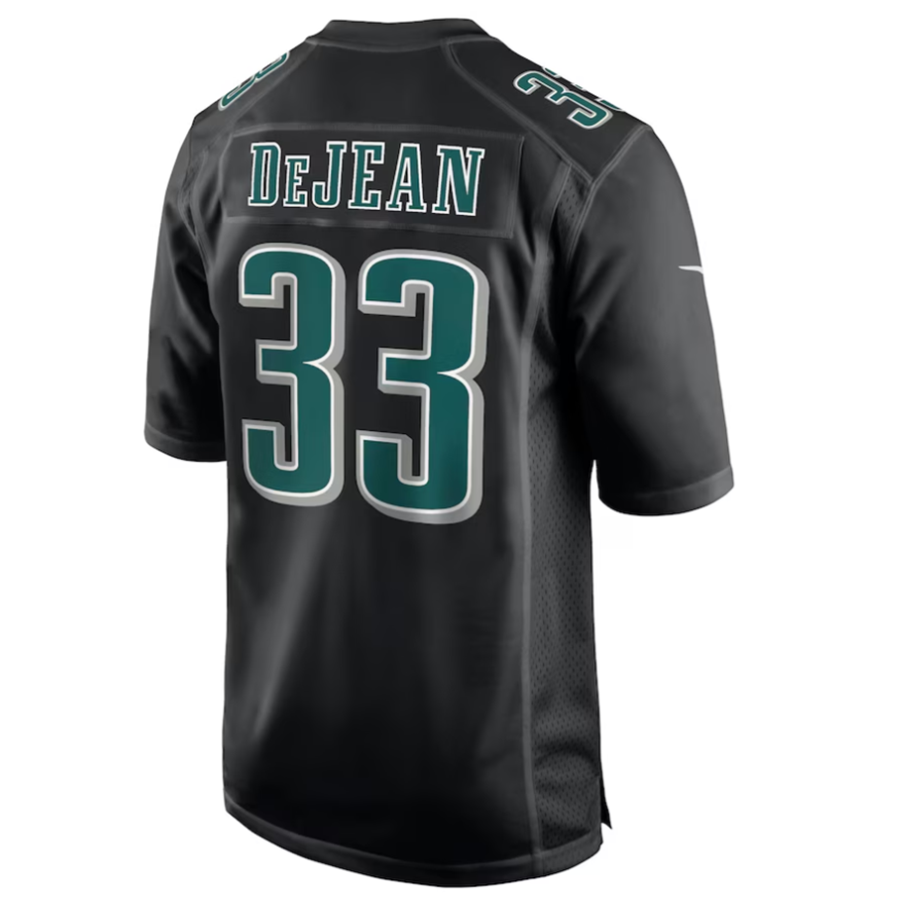 BIPIHUC P.Eagles #33 Cooper DeJean Player Carbon Black Super Bowl LIX Fashion Game Player Stitched Jersey