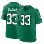 BIPIHUC P.Eagles #33 Cooper DeJean Player Green Kelly Alternate Home Game Stitched Jerseys