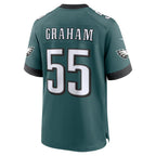 BIPIHUC P.Eagles #55 Brandon Graham Midnight Green Team Game Stitched Jerseys