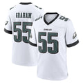 BIPIHUC P.Eagles #55 Brandon Graham Player White Home Game Stitched Jerseys