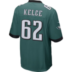 BIPIHUC P.Eagles #62 Jason Kelce Midnight Green Game Stitched Jerseys