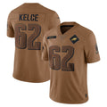 BIPIHUC P.Eagles #62 Jason Kelce Player Brown Salute To Service Limited Stitched Jerseys