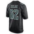 BIPIHUC P.Eagles #62 Jason Kelce Player Carbon Black Fashion Game Stitched Jerseys