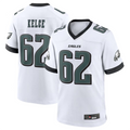 BIPIHUC P.Eagles #62 Jason Kelce White White Game Stitched American Stitched Jerseys