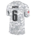 BIPIHUC P.Eagles #6 DeVonta Smith Arctic Camo 2024 Salute to Service Limited Stitched Jerseys