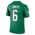 BIPIHUC P.Eagles #6 DeVonta Smith Kelly Green Legend Player Performance Top Stitched Jerseys