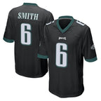 BIPIHUC P.Eagles #6 DeVonta Smith Player Black Home Game Stitched Jerseys
