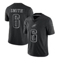 BIPIHUC P.Eagles #6 DeVonta Smith Player Black REFLECTIVE Limited Stitched Jerseys