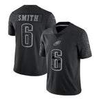BIPIHUC P.Eagles #6 DeVonta Smith Player Black REFLECTIVE Limited Stitched Jerseys