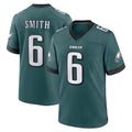 BIPIHUC P.Eagles #6 DeVonta Smith Player Green Home Game Stitched Jerseys