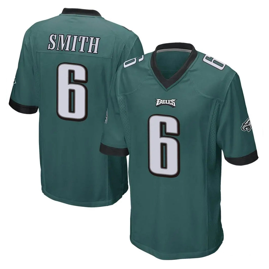 BIPIHUC P.Eagles #6 DeVonta Smith Player Team Color Green Home Game Stitched Jerseys