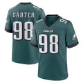 BIPIHUC P.Eagles #98 Jalen Carter Player Green Home Game Stitched Jerseys