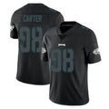 BIPIHUC P.Eagles #98 Jalen Carter Player Limited Black Impact Home Game Stitched Jerseys