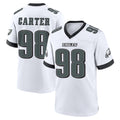 BIPIHUC P.Eagles #98 Jalen Carter Player White Game Home Stitched Jerseys