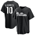 BIPIHUC P.Phillies #10 J.T. Realmuto Player Black Alt Fashion Home Game Stitched Jerseys